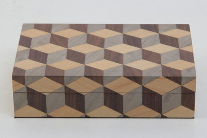 Chic Bridge Set Marquetry cubes