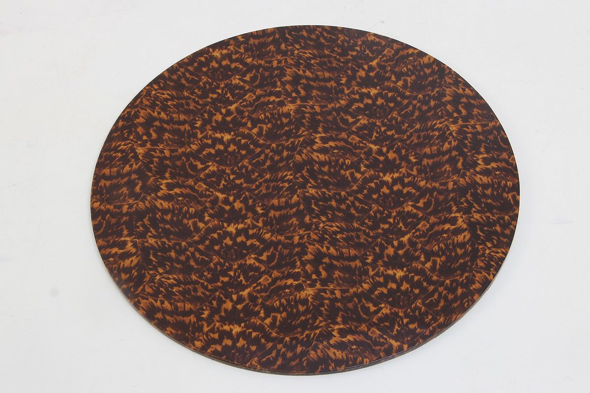 Large Round Tortoiseshell Place Mats