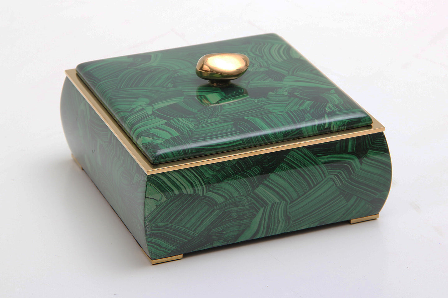 Trinket box Jewelry box chic malachite box