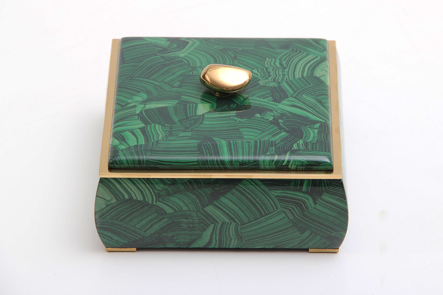 Trinket box Jewelry box Forwood Design malachite box