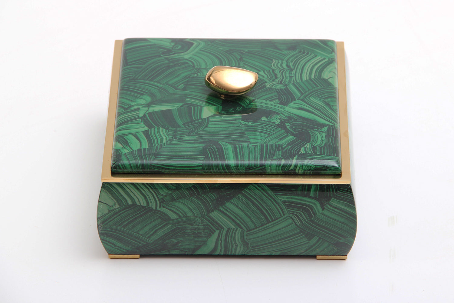 Trinket box Jewelry box Forwood Design malachite box