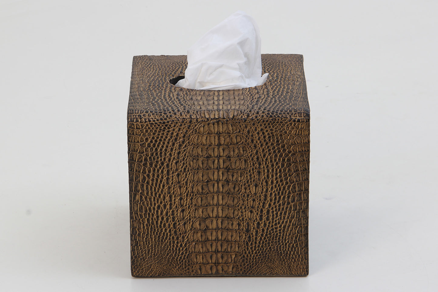 Forwood Design square tissue box holder in signature gift packaging