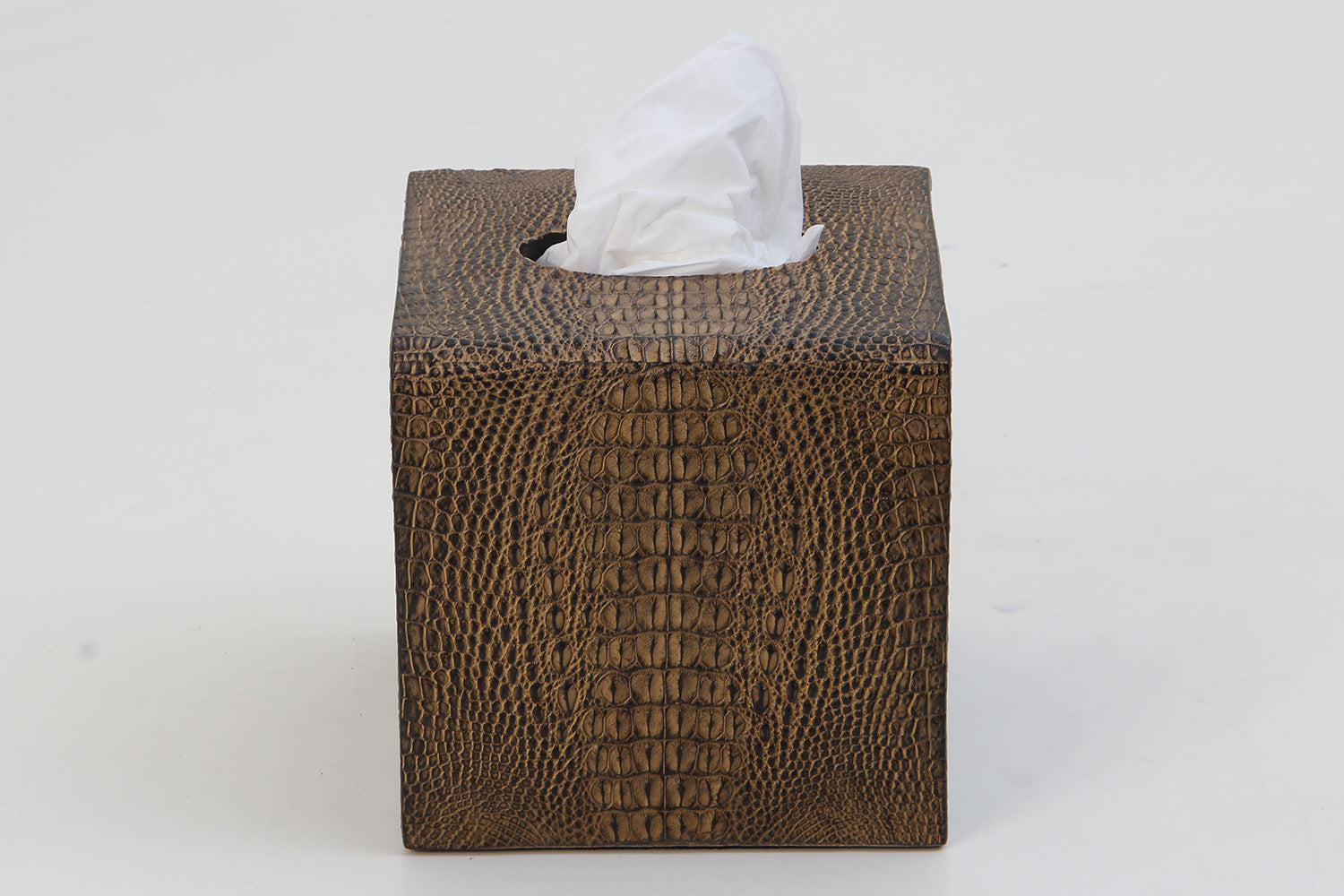 Forwood Design square tissue box holder in signature gift packaging