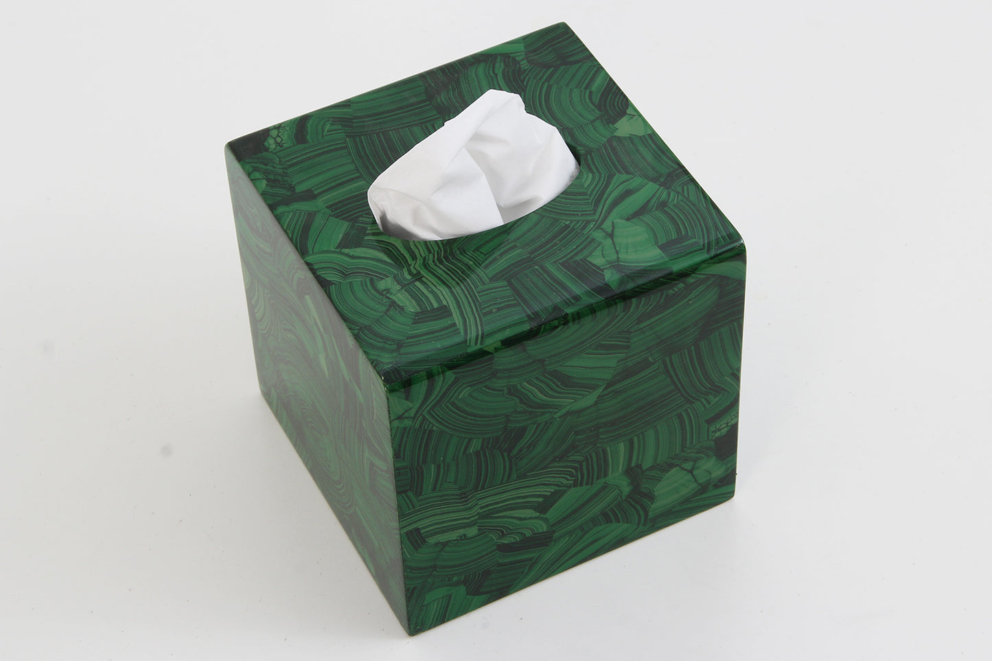 Tissue box cover Forwood Design Malachite Tissue box cover
