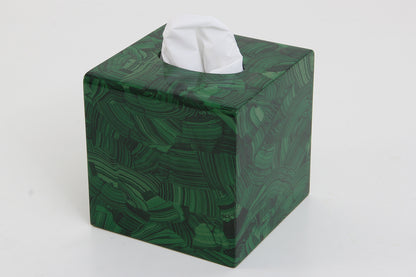 Tissue box holder Forwood Design Malachite Tissue box Holder