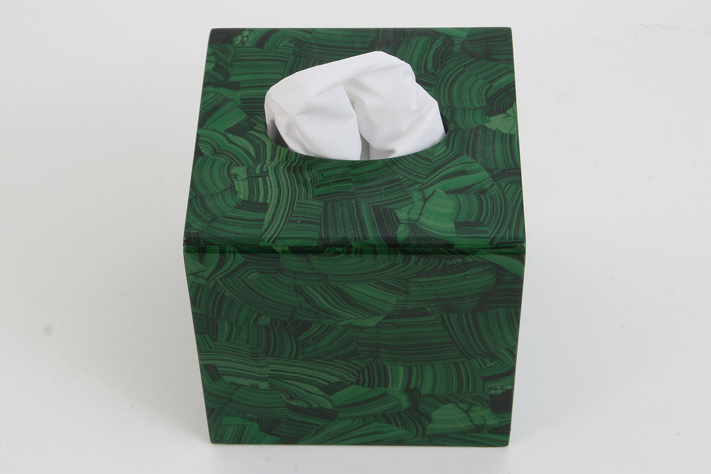 Tissue box Holder Unique malachite Tissue box cover