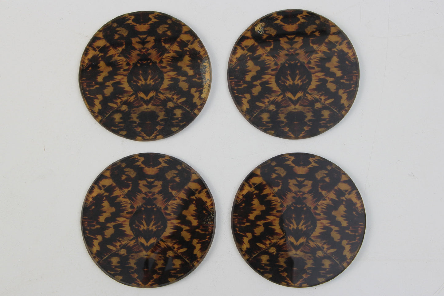 Coasters Drinks coasters luxury Tortoise shell coasters