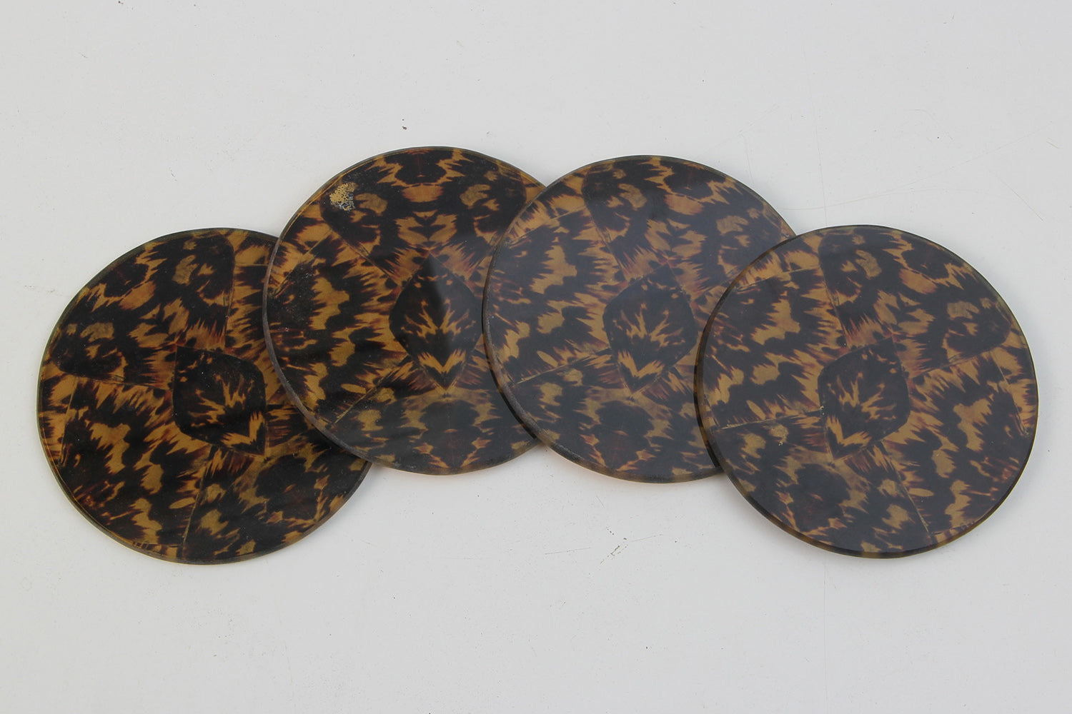 Coasters Tortoise shell drinks coasters