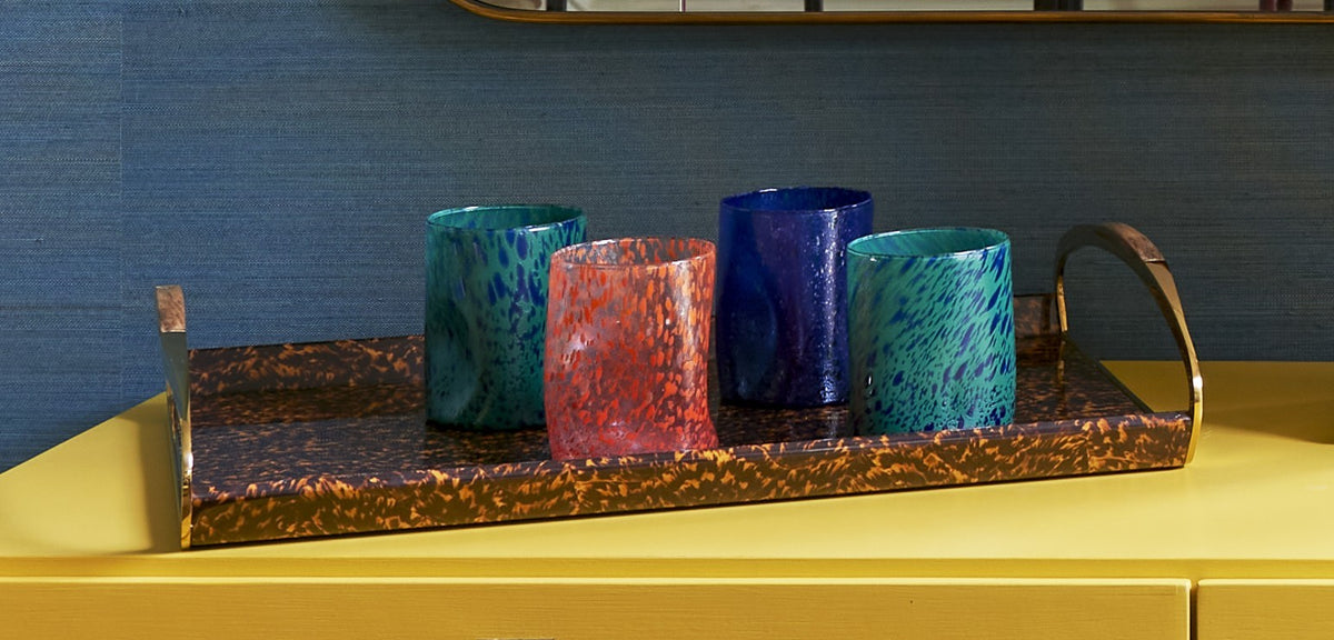 Luxurious tortoiseshell tray