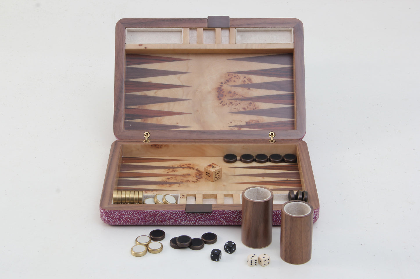 Travel backgammon set Gift present