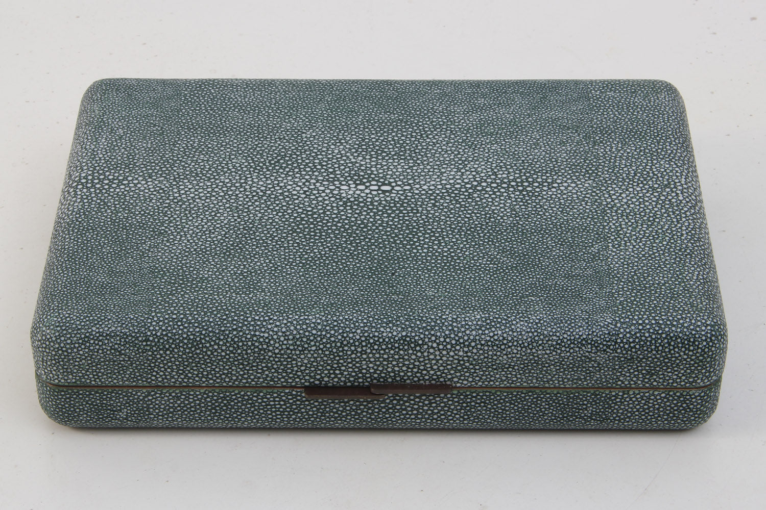 Travel backgammon set Lincoln green shagreen