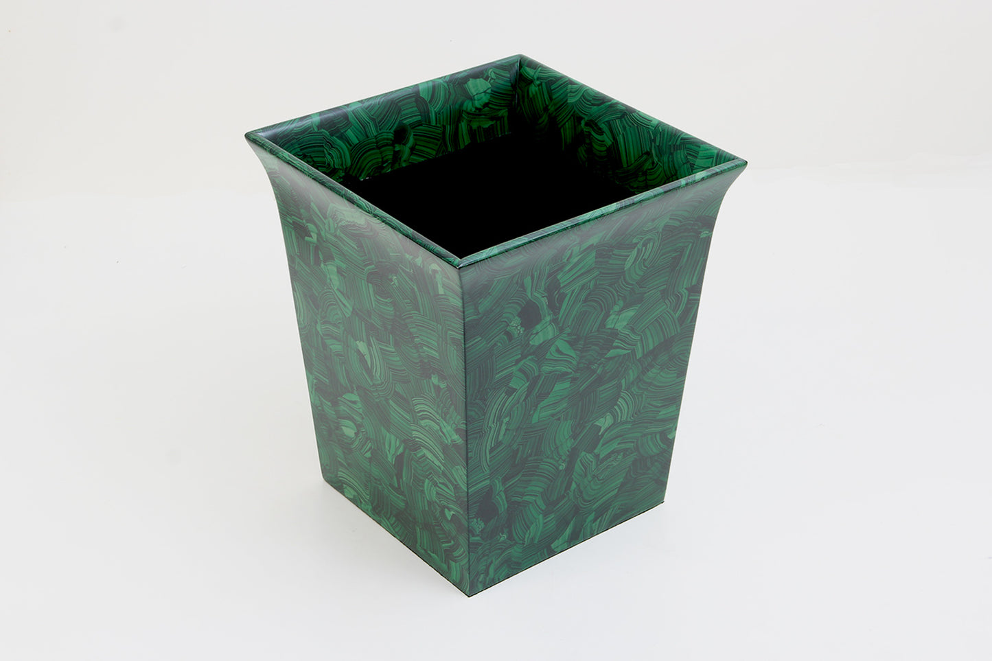 Stylish Malachite Waste Paper Bin