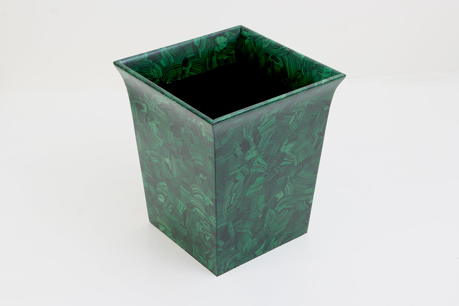 Stylish Malachite Waste Paper Bin