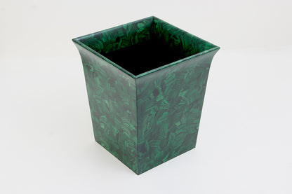 Stylish Malachite Waste Paper Bin