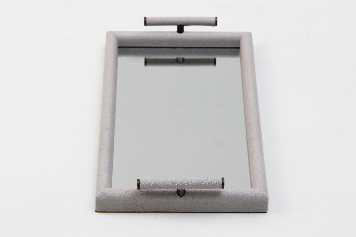 Vanity tray Chic white shagreen trinket tray