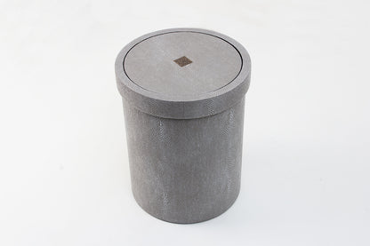 Chic Waste Paper Bin with flip lid and liner 