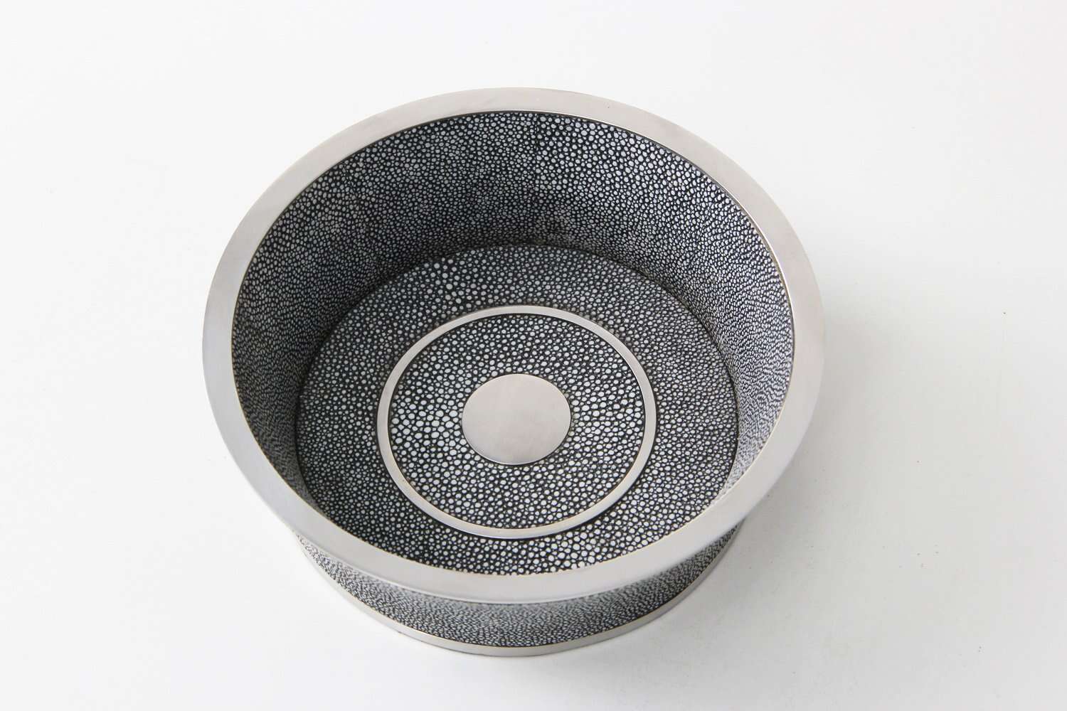 Wine Bottle coaster unique grey shagreen wine bottle coaster