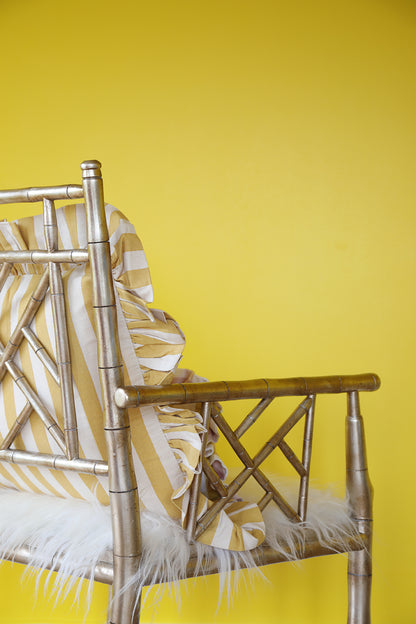 Cora Armchair in Antique Silver