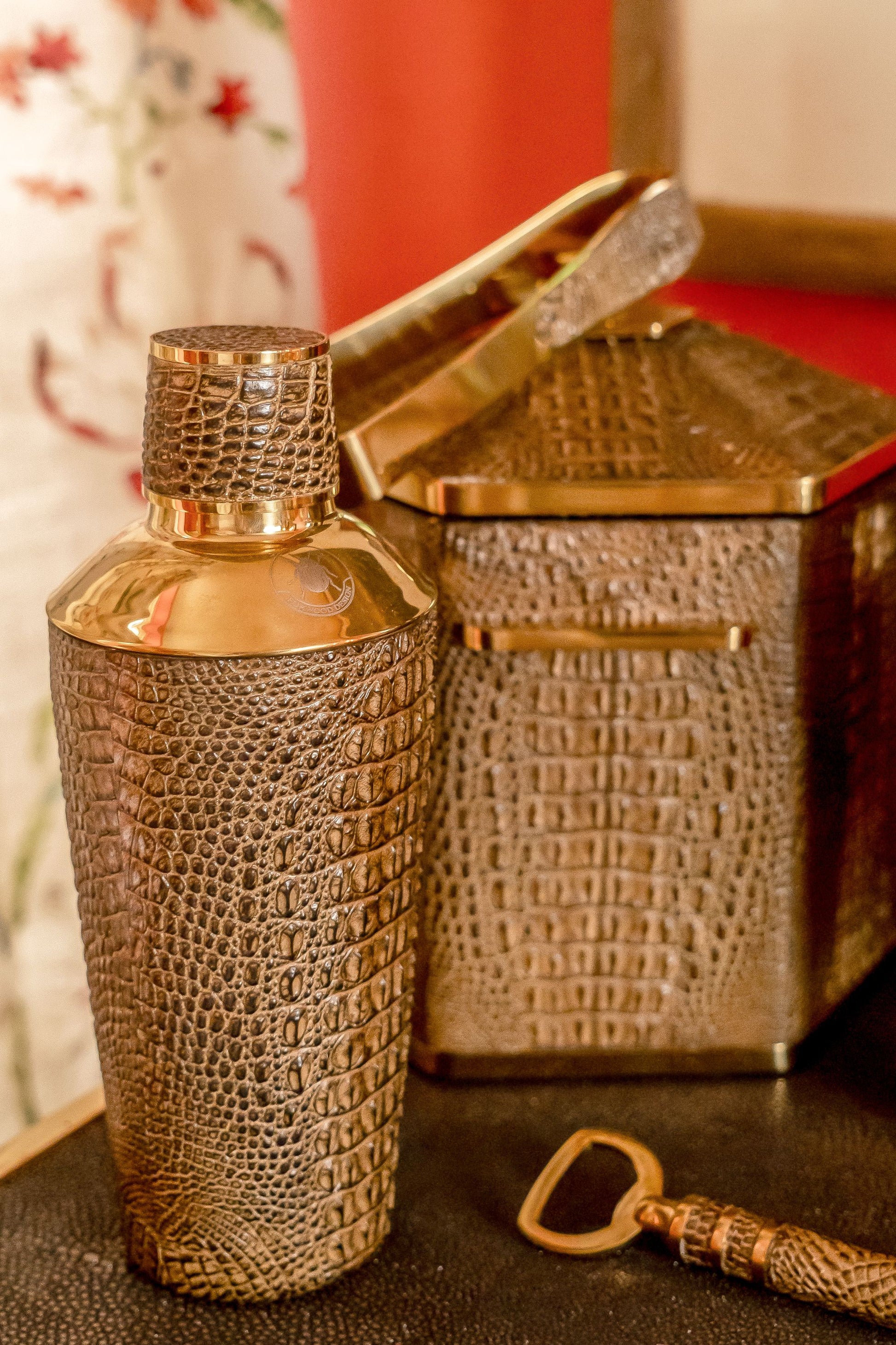 Crocodile barware by forwood design