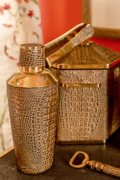 Crocodile barware by forwood design