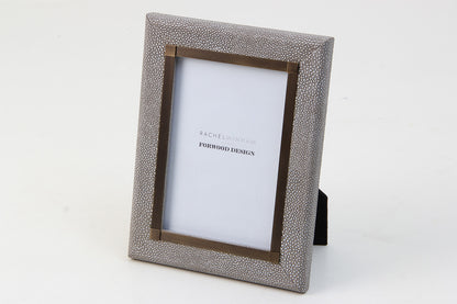 Dune shagreen 6x4 photo frame with eco-friendly faux shagreen finish