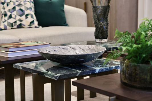 Luxury Leaf Fruit Bowl | Sculptural Leaf Serving Bowl