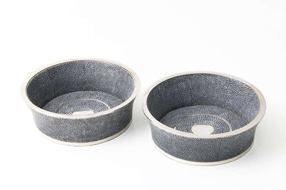 Wine bottle coaster Forwood Design grey shagreen wine bottle coaster