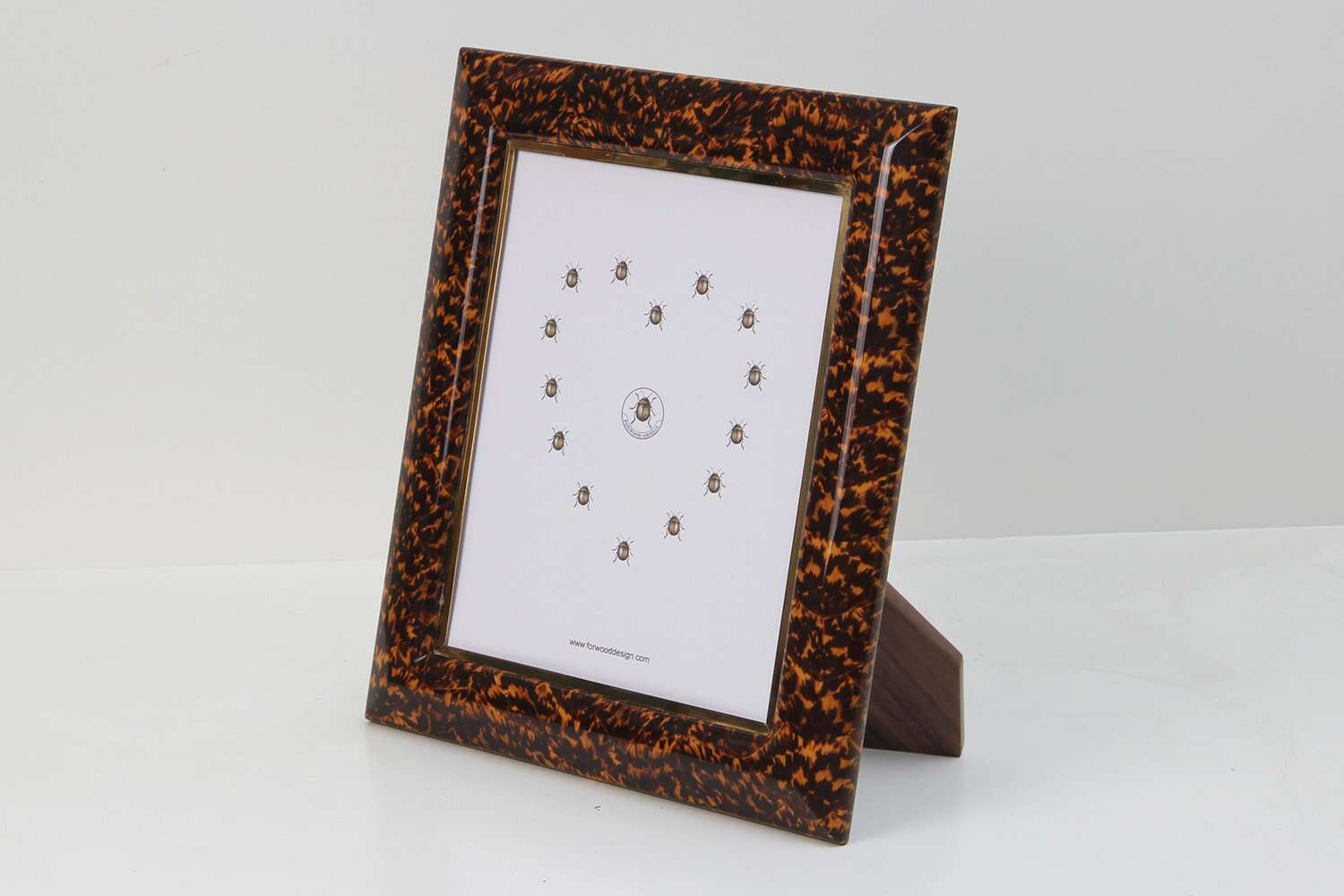 Tortoiseshell photo frame 10" x 8" photo frame