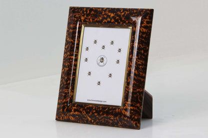 Gift present tortoiseshell photo frame Photo frames in tortoise