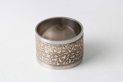 Rover' Napkin Rings in Antique Silver
