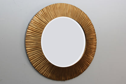 Etna Wall Mirror in Antique Gold