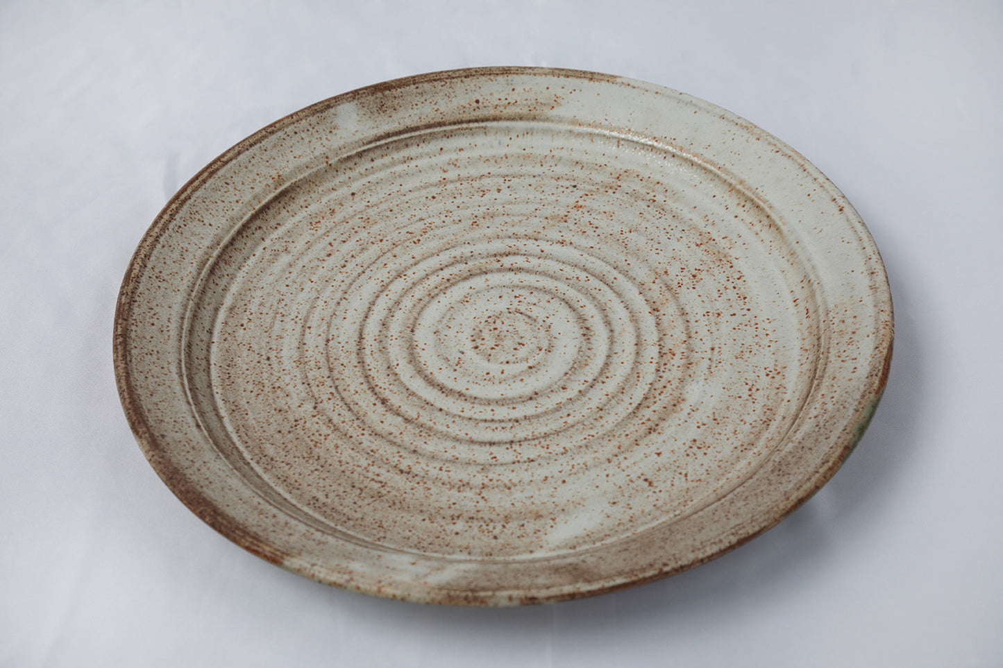 Artisan White Stoneware Serving Platter