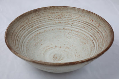 Ceramic salad bowl white salad bowl 
