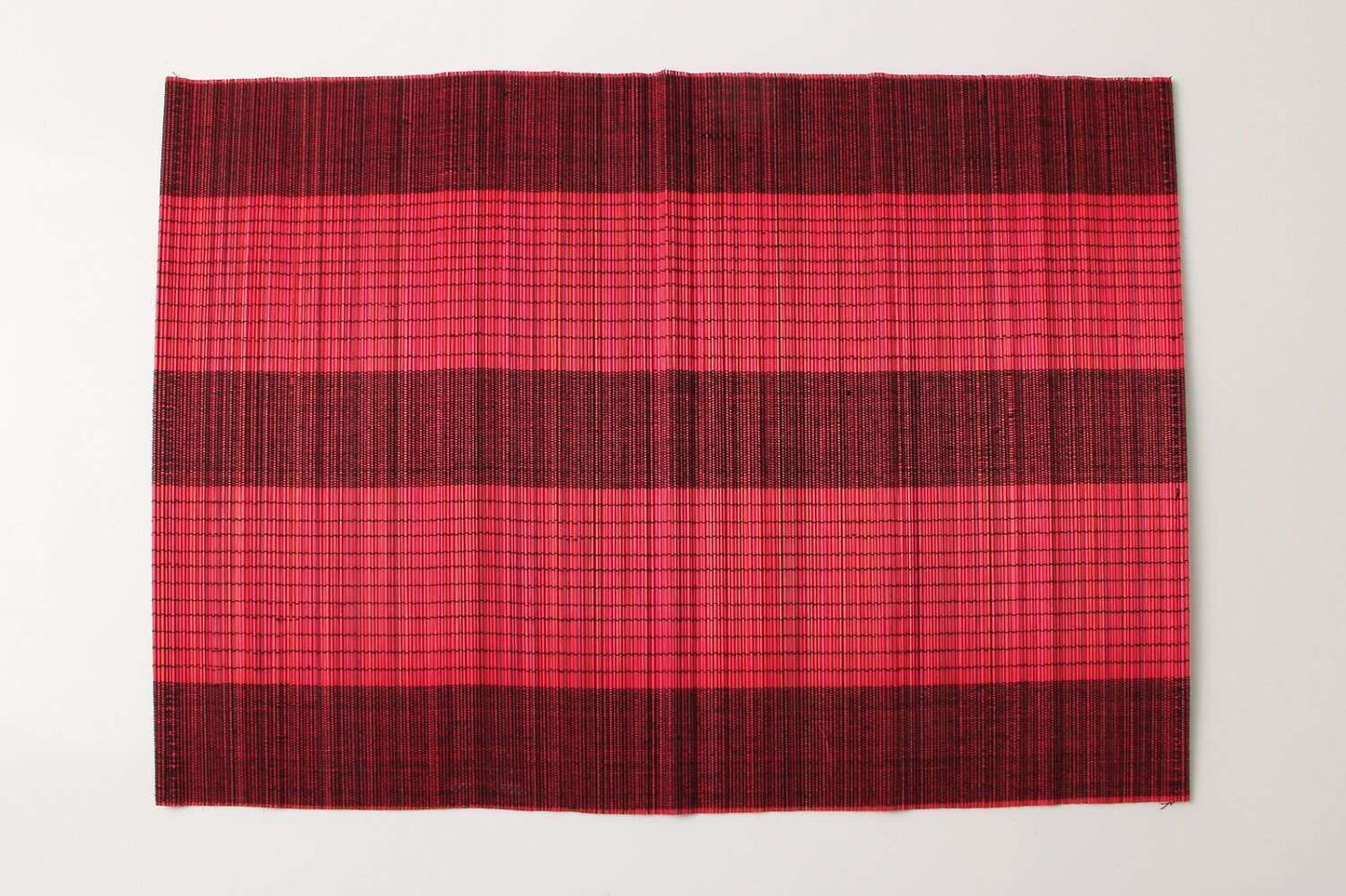 Bamboo Placemats in Crimson Red