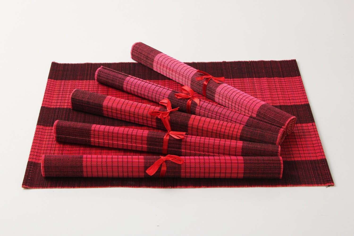 Christmas placemats Red place mats bamboo placemats