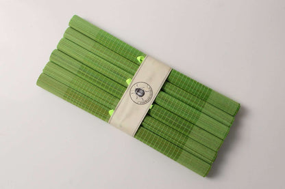 Bamboo Placemats in Lime Green