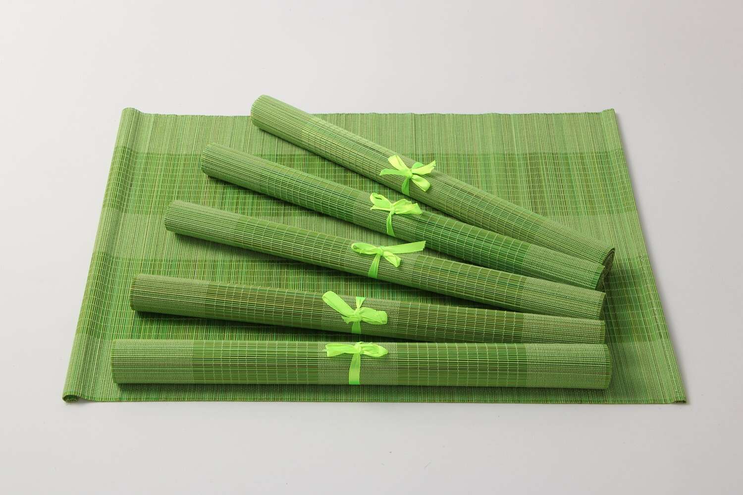 Placemats Green placemat Bamboo place mats
