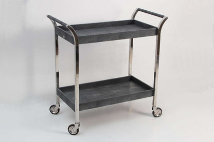 Drinks trolley gorgeous grey shagreen drinks trolley