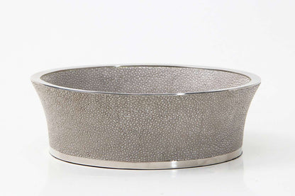 Wine coaster gorgeous taupe shagreen wine coaster