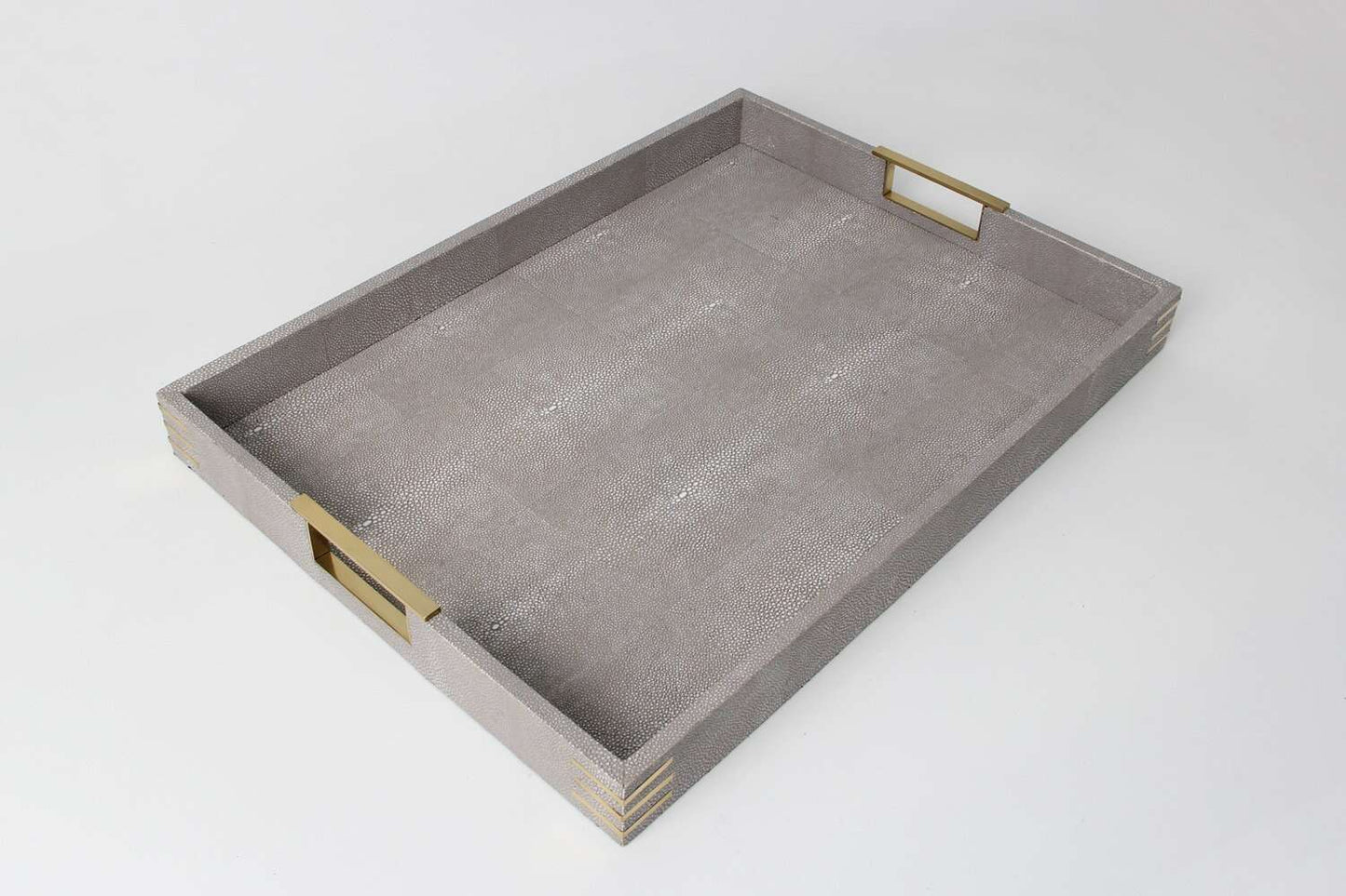 interior design serving tray shagreen serving tray