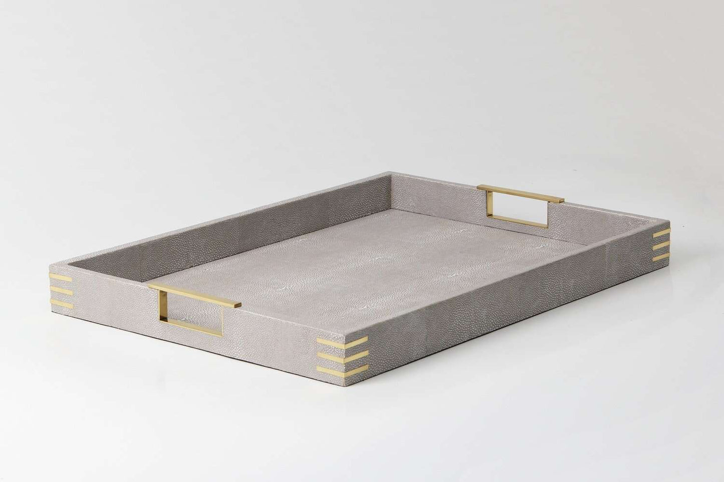 Serving tray Dining tray bar tray or shagreen display tray