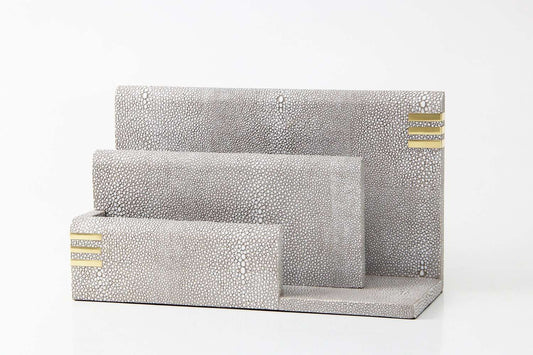 Shagreen letter rack gorgeous letter rack 