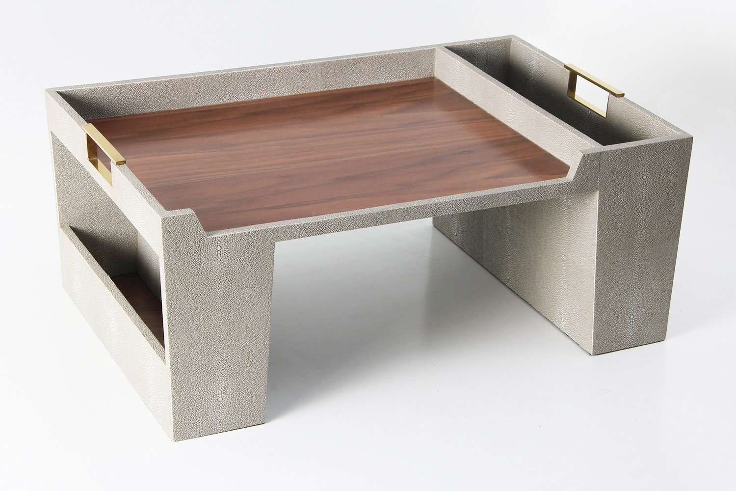Shagreen bed tray luxury bed tray