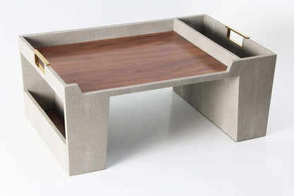 Shagreen bed tray luxury bed tray