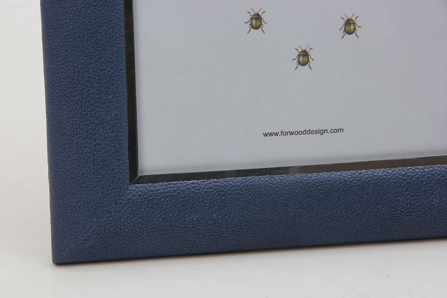 Gorgeous blue shagreen photo frames luxury photo frames
