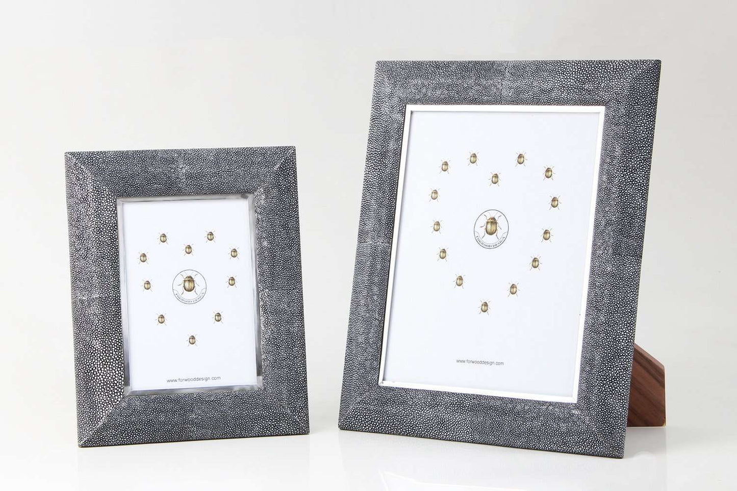 Chic 10" x 8" shagreen photo frame 7" x 5" shagreen photo frames