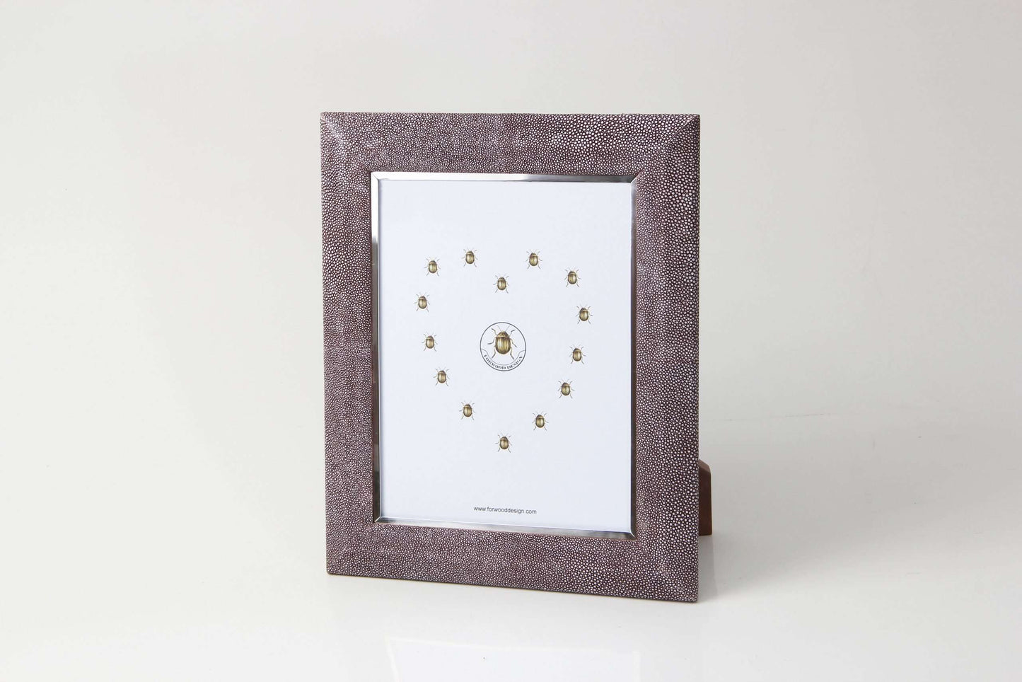 Bella Photo Frame in Mulberry Shagreen