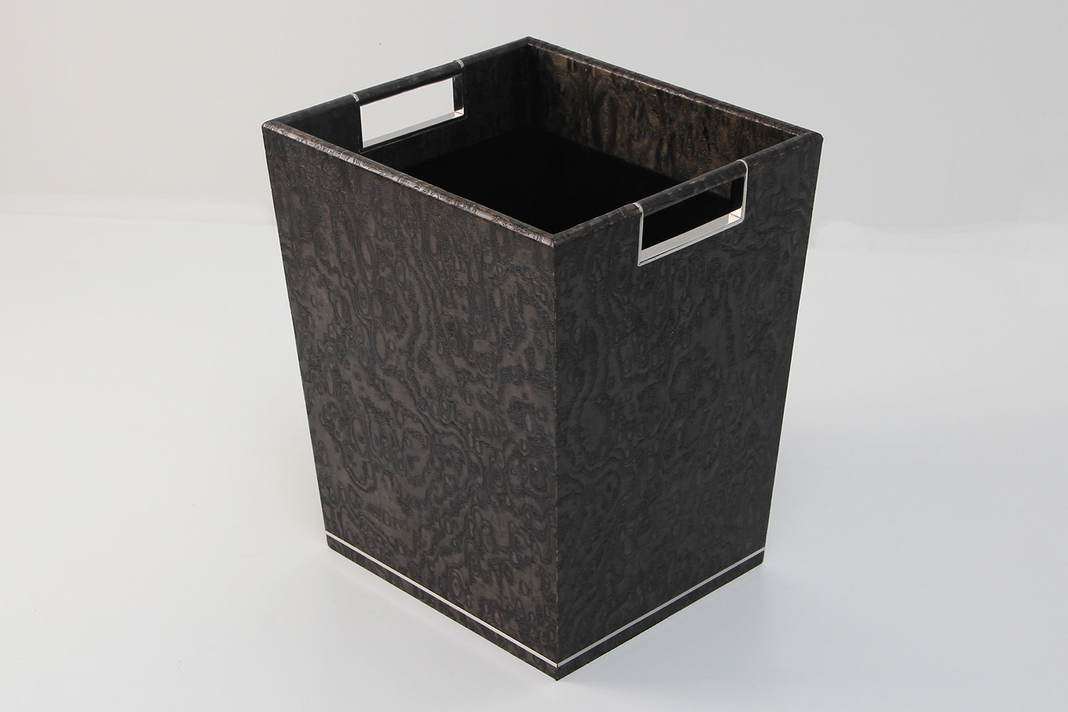 waste paper bin Chic Black waste paper Basket