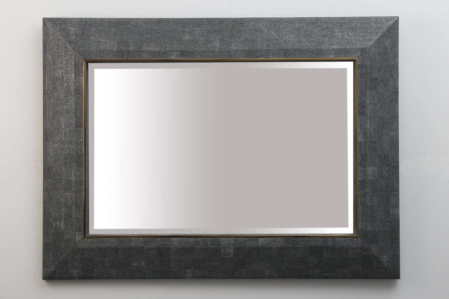 Wall mirror Grey Shagreen wall mirror