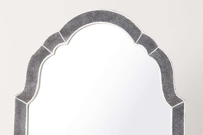 Arden Dressing Table Mirror in Charcoal Shagreen